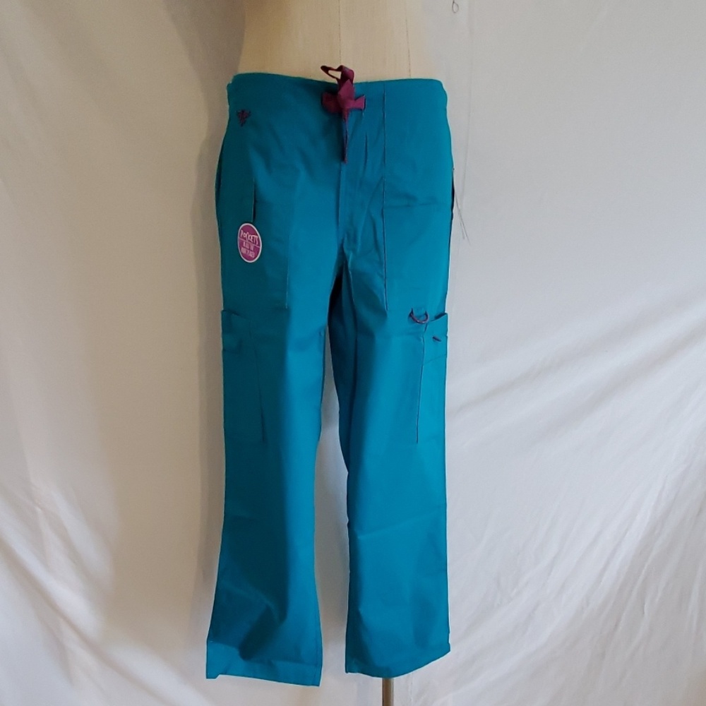 Med Couture Scrub pant 8761 Real Teal/Sangria